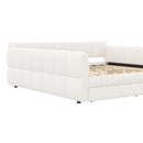 Upholstered Platform Bed With USB Charging And 2 Storage Drawers