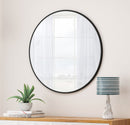 Wall Circular Mirror Metal Framed Mirror Round Vanity Mirror Dressing Mirror, For Bathroom, Living Room, Bedroom Wall Decor by Unique Piece Furniture