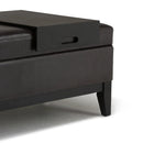 Oregon - Contemporary Storage Ottoman Bench With Tray by Unique Piece Furniture