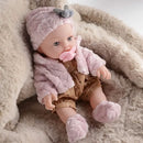 12" Pink Baby Doll – PVC Dress-Up Play Doll (Ages 3+)