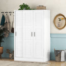 3 Door Shutter Wardrobe & Shelves by HouseOfZazla