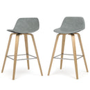 Randolph Bentwood - Upholstered Counter / Bar Height Stool (Set of 2) by HouseOfZazla