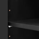 Wall Unit Entertainment Center With Bookshelves For TVs Up To 80", Tempered Glass Doors And Adjustable Shelves by HouseOfZazla