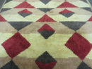 6' X 8' Handmade Tibetan Nepal Chinese Wool Rug Art Deco Contemporary Modern
