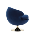 360 Degree Swivel Cuddle Barrel Accent Chairs, Round Armchairs with Wide Upholstered, Fluffy Fabric Chair for Living Room, Bedroom, Office, Waiting Rooms