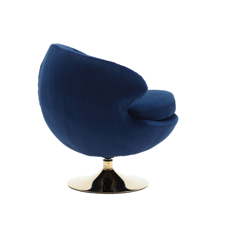 360 Degree Swivel Cuddle Barrel Accent Chairs, Round Armchairs with Wide Upholstered, Fluffy Fabric Chair for Living Room, Bedroom, Office, Waiting Rooms