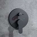 3 Hole Wall Mount Widespread Bathroom Waterfall Bathtub Faucet Mixer Taps with Hand Shower