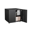 Office Furniture Copier Cabinet 2 Door Steel Copier Stand Mobile Pedestal File Printer Stand by Unique Piece Furniture