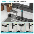 30" Single Bowl Kitchen Sink With Smart LED Faucet