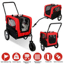 2-in-1 Pet Bike Trailer and Stroller for Small to Medium Pets by LJGDeals