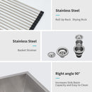 Modern Double Bowl Undermount Kitchen Sink 50 / 50 Design Stainless Steel by HouseOfZazla