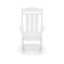 Traditional Porch Rocker Classic HDPE Poly Lumber For Porch, Patio, And Garden Comfort