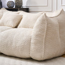 Comfortable Dual Beanbag Chair With High Resilience Foam Core For 2 People by HouseOfZazla