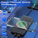 10000mAh 22.5W Magnetic Wireless Power Bank PD Fast Charging Portable Charger with Built-in Type-C Cables 15W Wireless Charging