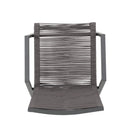 Outdoor Modern Aluminum Dining Chair Set With Rope Sea (Set of 2) by HouseOfZazla