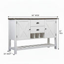 2 Drawer Server - Brown