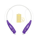 Wireless Stereo Headsets Sport Neckband Headphones In-ear Magnetic IPX4 Waterproof Earbuds w/ Built-in Mic Call Vibrate Alert Number Broadcast Running