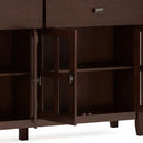 Artisan - Large 4 Door Sideboard Buffet - Russet Brown