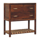 Regency - Woven 2 Drawer Nightstand - Brown by Unique Piece Furniture