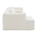 Sectional Free Combined Sofa With 2 Side Pockets by HouseOfZazla