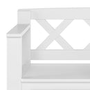 Amherst - Small Transitional Entryway Storage Bench by HouseOfZazla