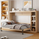 Murphy Bed With Bookshelf And Storage by Unique Piece Furniture