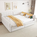 Upholstered Platform Bed With USB Charging by HouseOfZazla