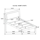 Felicity - LED Panel Bed With Built In Lighting