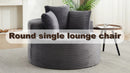 43-inch Round Corduroy Single Sofa by HouseOfZazla