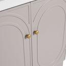 Modern Freestanding Bathroom Vanity With Soft Close Cabinet Doors by HouseOfZazla