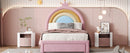 Upholstered Rainbow Design Bed, Princess Platform Bed With Storage Drawer by Unique Piece Furniture