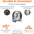 24 Inch Heavy Duty Metal Industrial Drum Fan