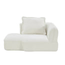 122" Modern L-Shaped Sectional Sofa with High-Density Foam and Chaise Lounge by HouseOfZazla