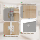 Gray Shaker Solid Wood Wall Cabinet with Soft-Close Doors by HouseOfZazla