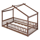 Bed House Bed Frame With Fence by HouseOfZazla