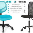 Low-back Computer Task Chair with Adjustable Height and Swivel Casters by LJGDeals