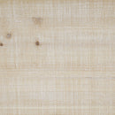 Mirod 52' Wood Console Table with Curved Edge, Natural Texture, Perfect for Entryways and Living Rooms