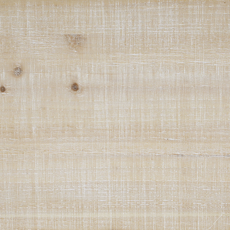 Mirod 52' Wood Console Table with Curved Edge, Natural Texture, Perfect for Entryways and Living Rooms