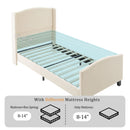 Platform Bed Frame With Tall Headboard And High Footboard by HouseOfZazla