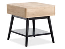 Fletcher Modern Rectangular Dining Table Driftwood Finish