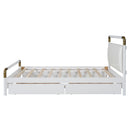 Storage Platform Bed, With 2 Big Drawers, Trundle