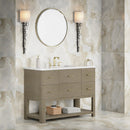 James Martin Lucian 48" Single Bathroom Vanity, Pebble Oak