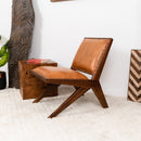 Colin - Lounge Chair - Brown / Tan by HouseOfZazla