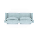 Elegant Sofa With Ergonomic Design And Lumbar Pillows by HouseOfZazla