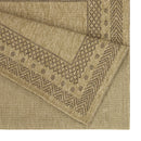 Earth GC_NTL1007 Jute/Mocha Indoor/Outdoor Area Rug