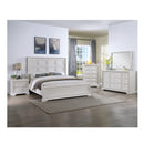 2 Drawer Storage Nightstand Bedroom Furniture - Antique White by HouseOfZazla