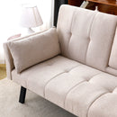 Sofa Bed With Foldable Design And Cup Holder