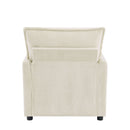 Modern Single Seat Accent Chair With Side Storage Pockets by HouseOfZazla