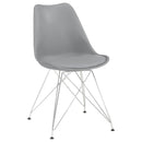 Padded Side Chair And Soft Upholstered Seat (Set of 2) - Gray by HouseOfZazla