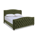 Marcella - Upholstered Shelter Headboard Bed Set by Unique Piece Furniture
